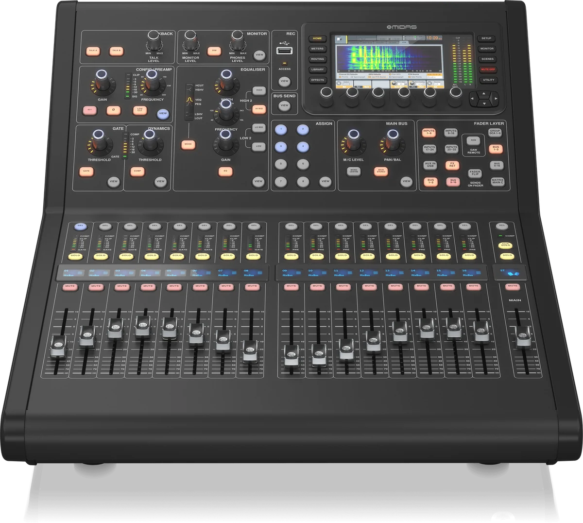 Midas M32R LIVE vue de dessus